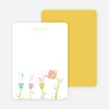 Thank You Card for Garden Tea Party Baby Shower Invitation - Salmon
