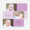 Baby Pin Announcements - Pale Wisteria
