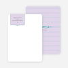 Stationery: ‘Chic and Modern’ cards. - Pale Wisteria