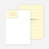 Stationery: ‘Chic and Modern’ cards. - Vanilla