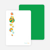 Thank you cards featuring a shower of presents. Printed on premium eco friendly paper - Carrot