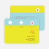 Arrow Arrow House Moving Announcements - Chartreuse