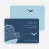 Flown the Coop Moving Announcement and Housewarming Invite - Steel Blue