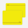 Less is More Simply Modern Moving Announcements - Electric Yellow