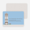 Rooms and Personalities Moving Announcements - Periwinkle Blue