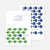 School of Fish Moving Announcement - Paper Culture Green