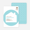 Spiral House Moving Cards - Cornflower Blue