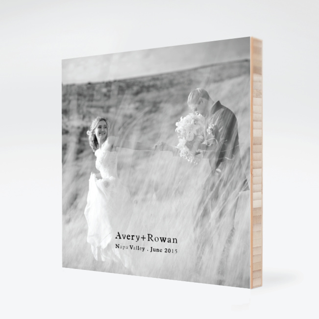 Capture the Memories Bamboo Wall Art - Black