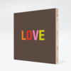 Love Bamboo Wall Art - Chartreuse