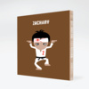 Wax On Wax Off Karate Black Belt Bamboo Wall Art - Brown Belt