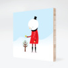 Whimsical Snowman Wall Art - Chili Pepper