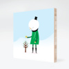 Whimsical Snowman Wall Art - Shamrock