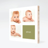 All Square Photo Bamboo Wall Art - Pale Olive