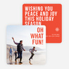 Holiday Wishes Christmas Cards - Red