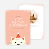 Warm and Meowy Christmas Cards - Pink