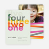 Cheers Countdown New Year Cards - Pink