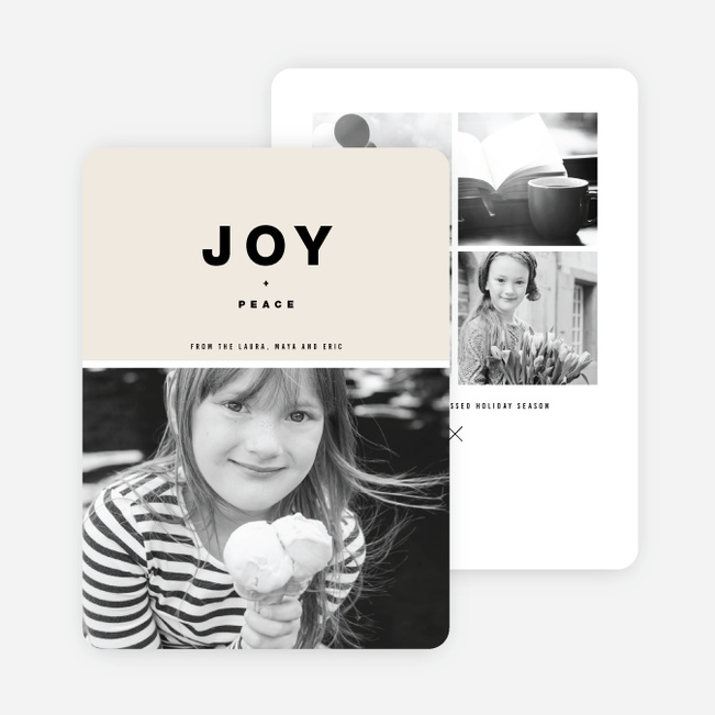 Joy All Around Holiday Cards - Brown