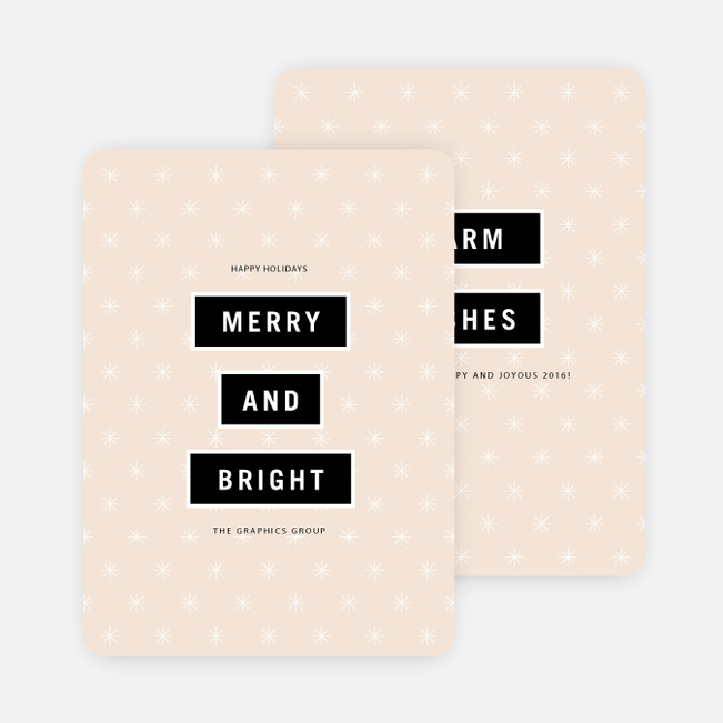 Perfectly Stated Holiday Cards - Pink