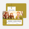 Photo Gift Tag Christmas Cards - Pink