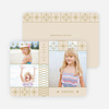 Photo Stars New Year Cards - Beige