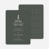 Dance Dance Not So Revolution New Year’s Invitations - Charcoal Grey