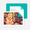 Folded Corner Photo Cards for the Holidays - Blue