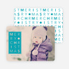 Merry Christmas Letters - Blue