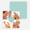 Family Crest Holiday Photo Cards - Green