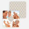 Family Crest Holiday Photo Cards - Beige