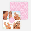 Family Crest Holiday Photo Cards - Pink