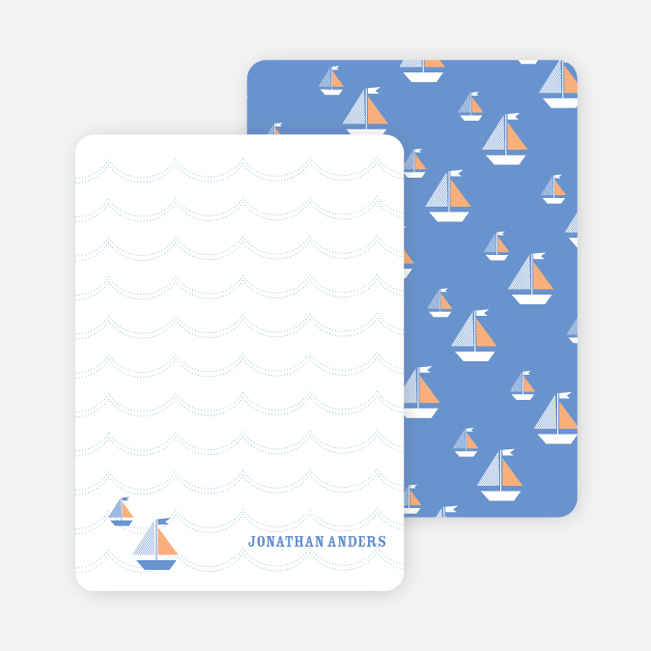Not America’s Cup, But Some Fine Sailing Stationery - Orange