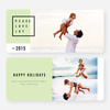 Simply Stated Holiday Cards - Green