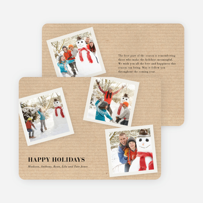 Classic Collection Holiday Photo Cards Paper Culture