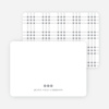 Notecards for the ‘Freshly Minted Monograms’ cards. - White