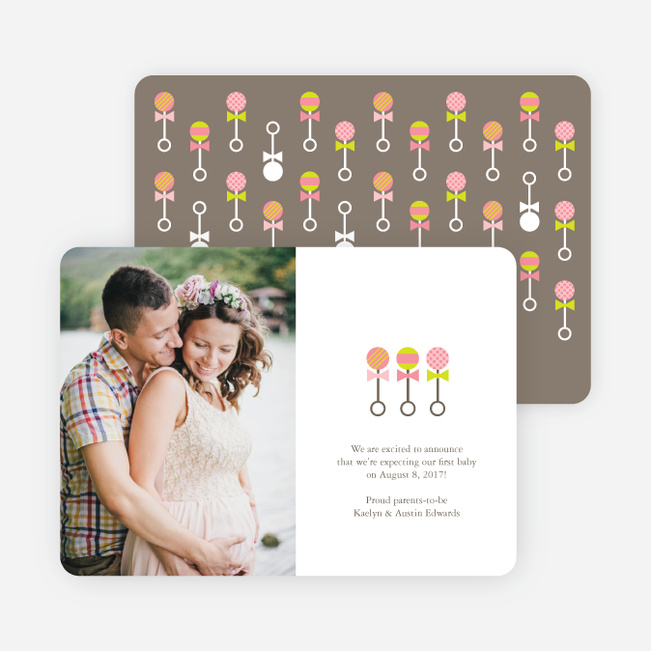 baby announcement photo cards