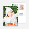 Big Wishes Holiday Christmas Cards - Orange