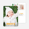 Big Wishes Holiday Christmas Cards - Orange