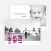 Standing Tall New Year Cards - Purple