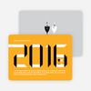2010 New Year’s Eve Party Invitations - Pumpkin Orange