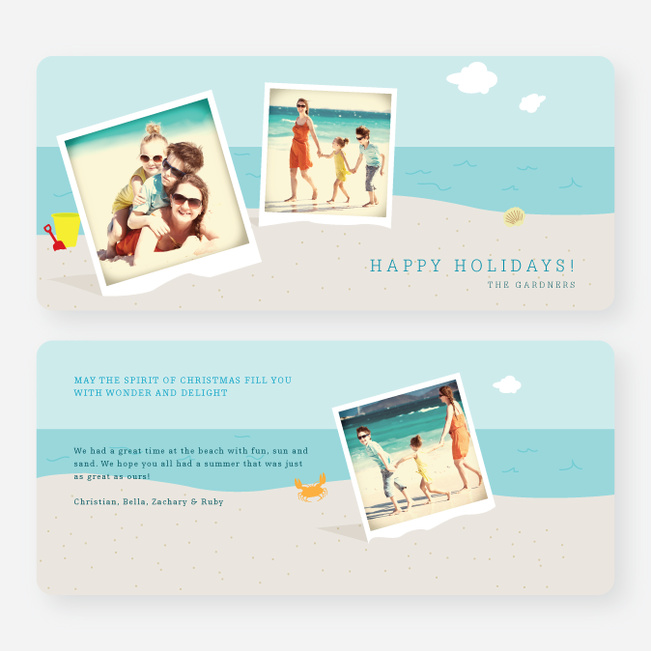Beach Boys Holiday Cards - Blue