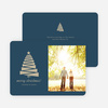 Crafty Christmas Tree Card - Blue