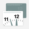 New Year’s Eve Party Invitations: Countdown Clock - Grey