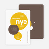 New Year’s Eve Party Invitations - Mustard Yellow
