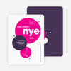 New Year’s Eve Party Invitations - Magenta