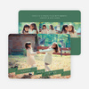 Ribbon Banner New Year’s Cards - Green