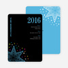 Starburst New Year’s Invitations - Sky Blue