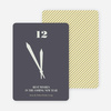 Tick Tock, the Time is Now New Year’s Cards - Indigo