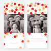 Dots Galore Holiday Cards - Orange