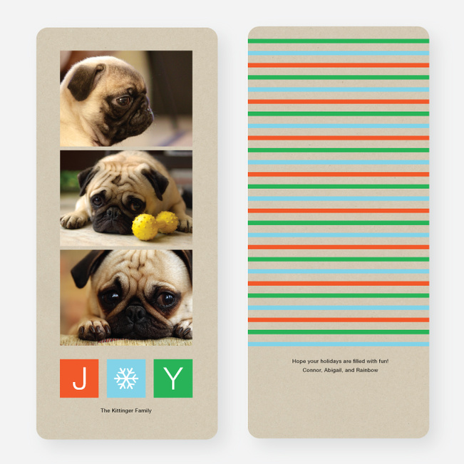 J*Y Holiday Cards - Orange