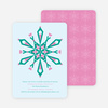 Kaleidoscope Holiday Invitations - Teal